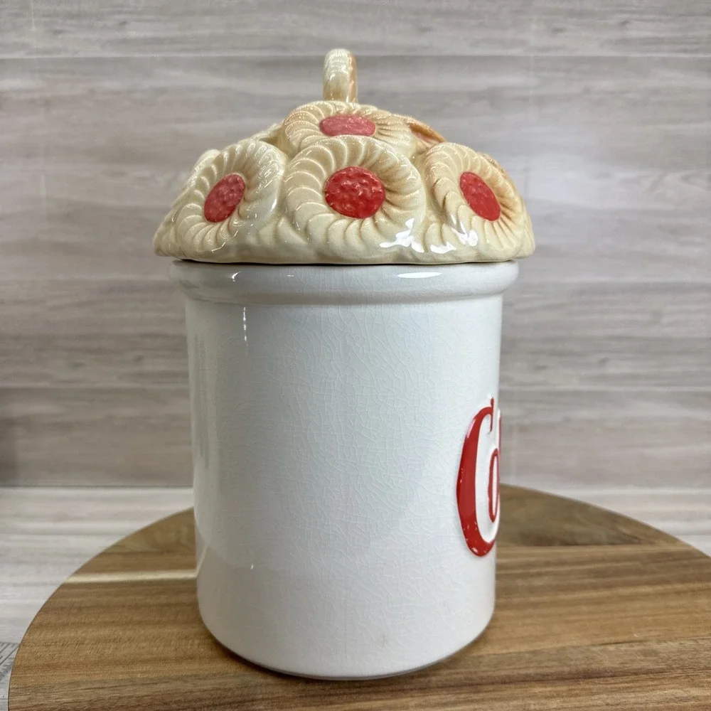 Munchtime by Himark COOKIES Vintage Porcelain Cookie Jar/Canister Japan